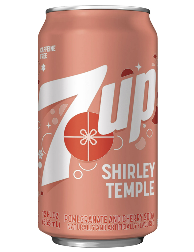7UP Shirley Temple Pomegranate and Cherry Soda